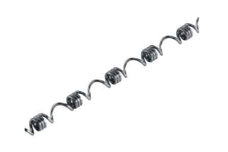 Stop wound coil spring